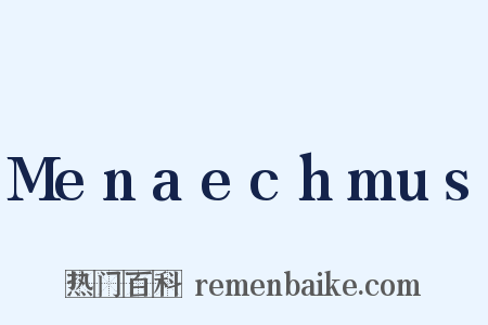 Menaechmus是什么意思的图片